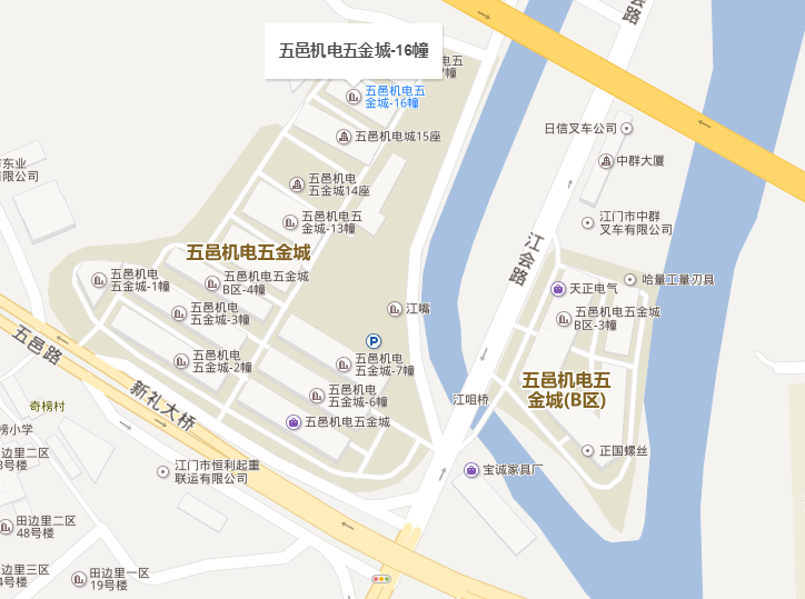 顺昌弹簧厂门店位置 五邑机电五金城16座111号